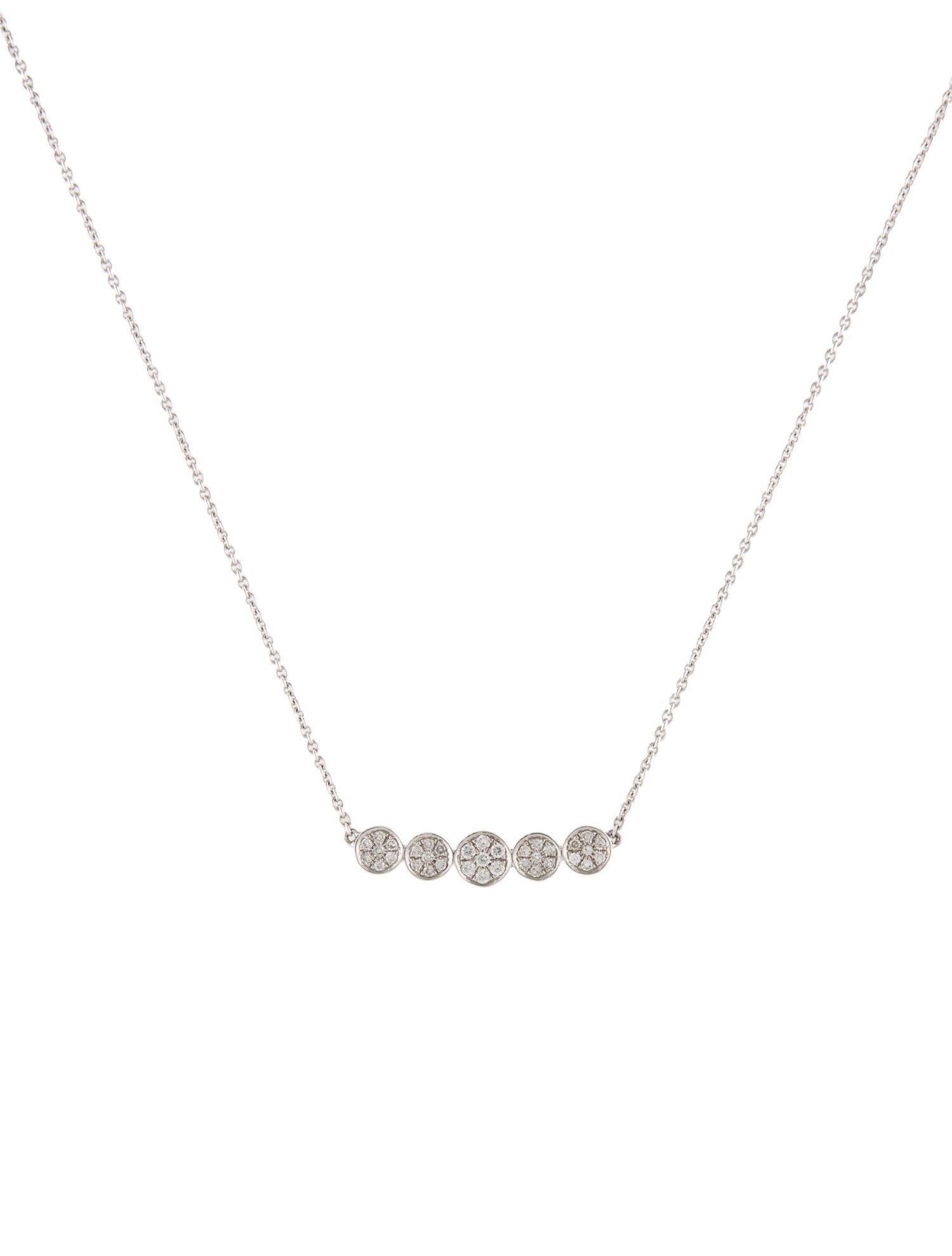 KC Designs 14K Diamond Bar Pendant Necklace