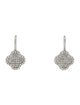 KC Designs 14K Diamond Clover Drop Earrings
