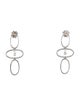 KC Designs 14K 1.14ctw Diamond Oval Link Drop Earrings