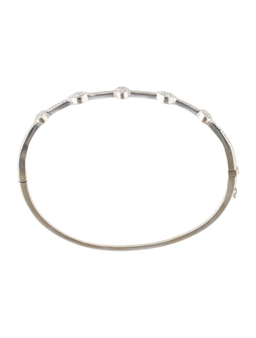 KC Designs 14K Diamond Hinged Bangle Bracelet