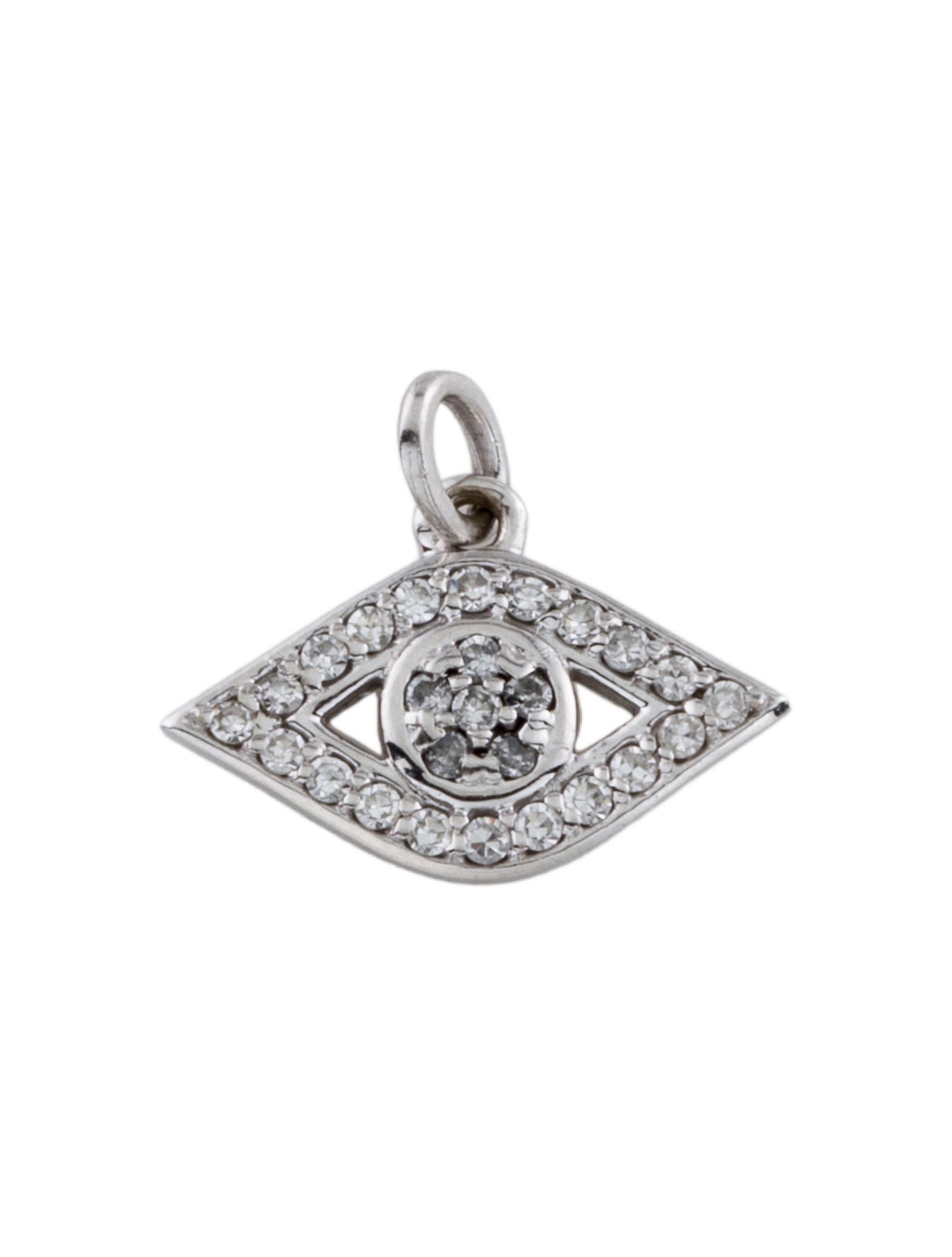KC Designs 14K Diamond Evil Eye Pendant