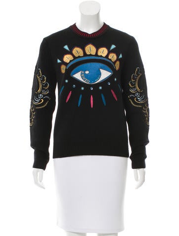 Kenzo Wool Embroidered Sweater