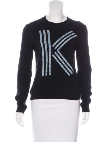 Kenzo Logo Rib Knit Sweater