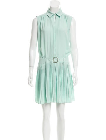 Kenzo Pleated Mini Dress