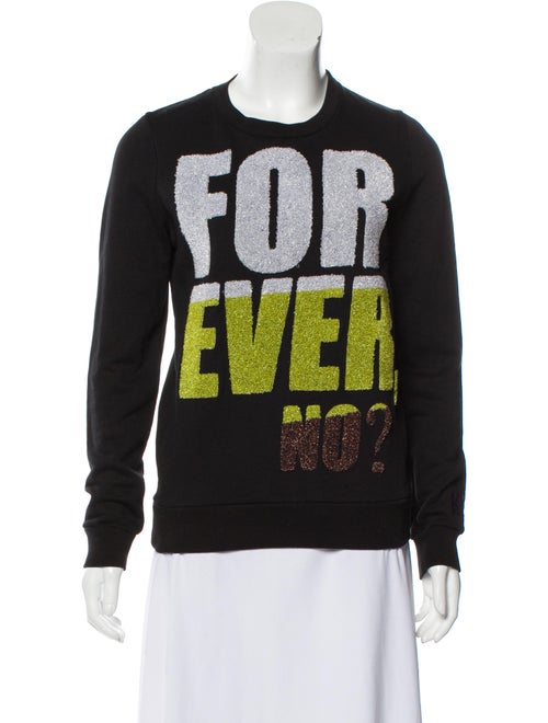 Kenzo Embroidered Knit Sweater Black