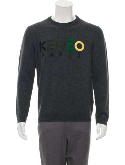 Kenzo Embroidered Crew Neck Sweater