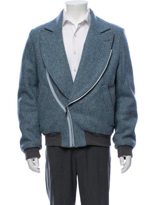 Kenzo Wool-Blend Jacket blue