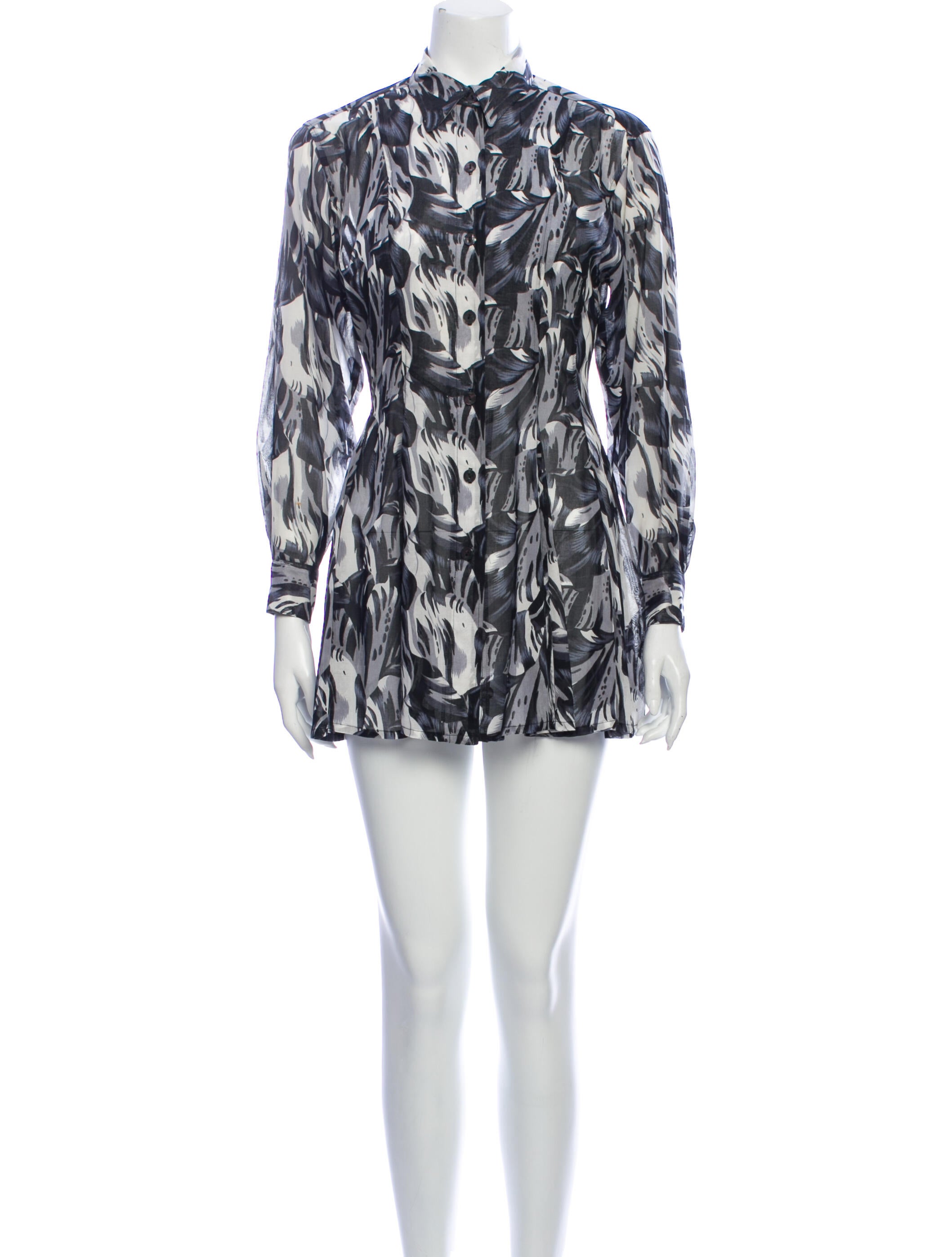 Kenzo Printed Mini Dress Clothing KEN37495 The RealReal