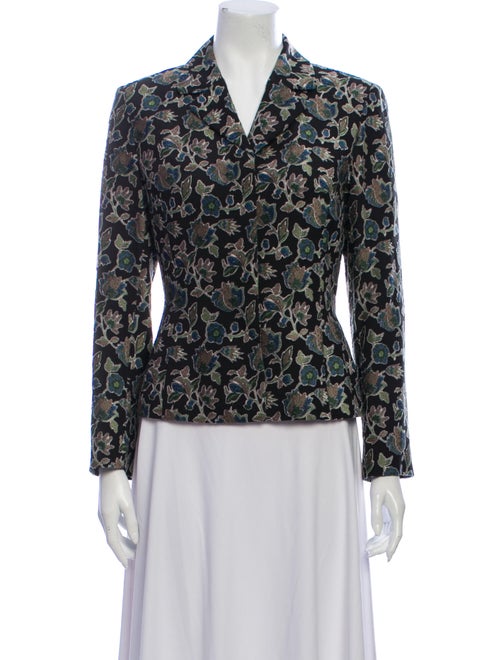 Kenzo Printed Blazer Black