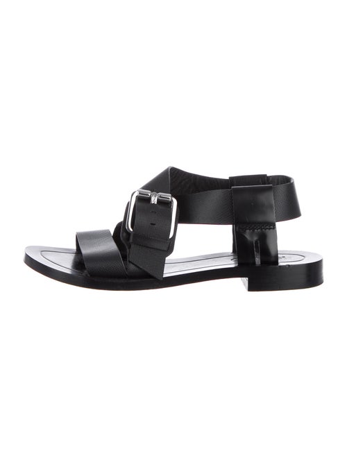 Kenzo Leather Sandals Black