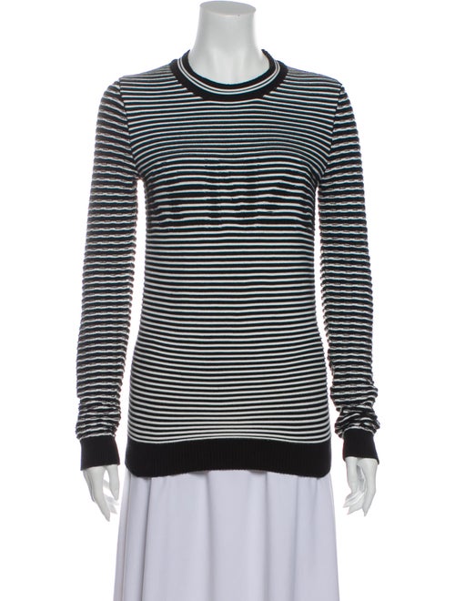 Kenzo Striped Crew Neck Sweater Black