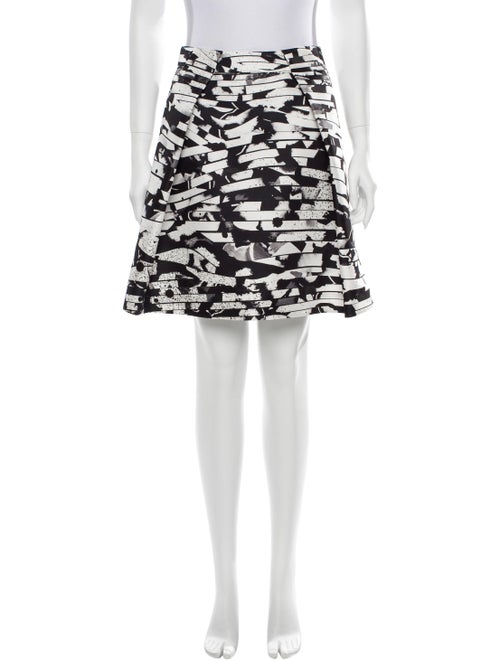Kenzo Printed Mini Skirt Black
