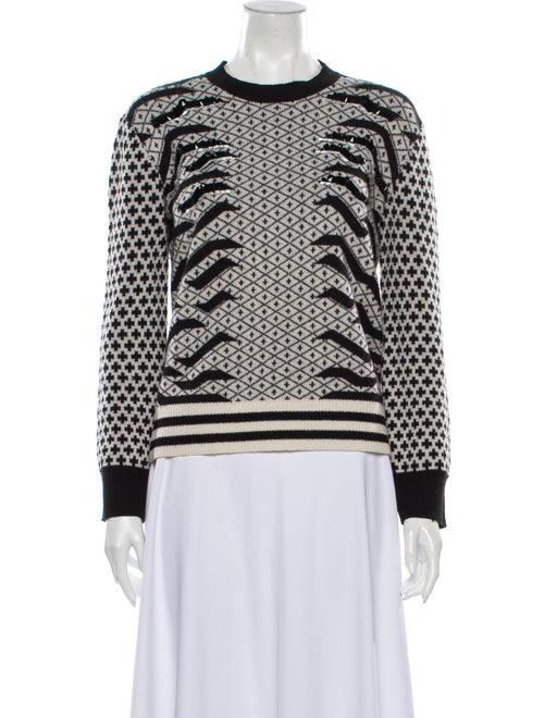 Kenzo Wool Patterned Sweater Wool