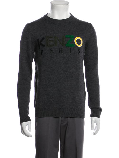 Kenzo Graphic Print Crew Neck Pullover