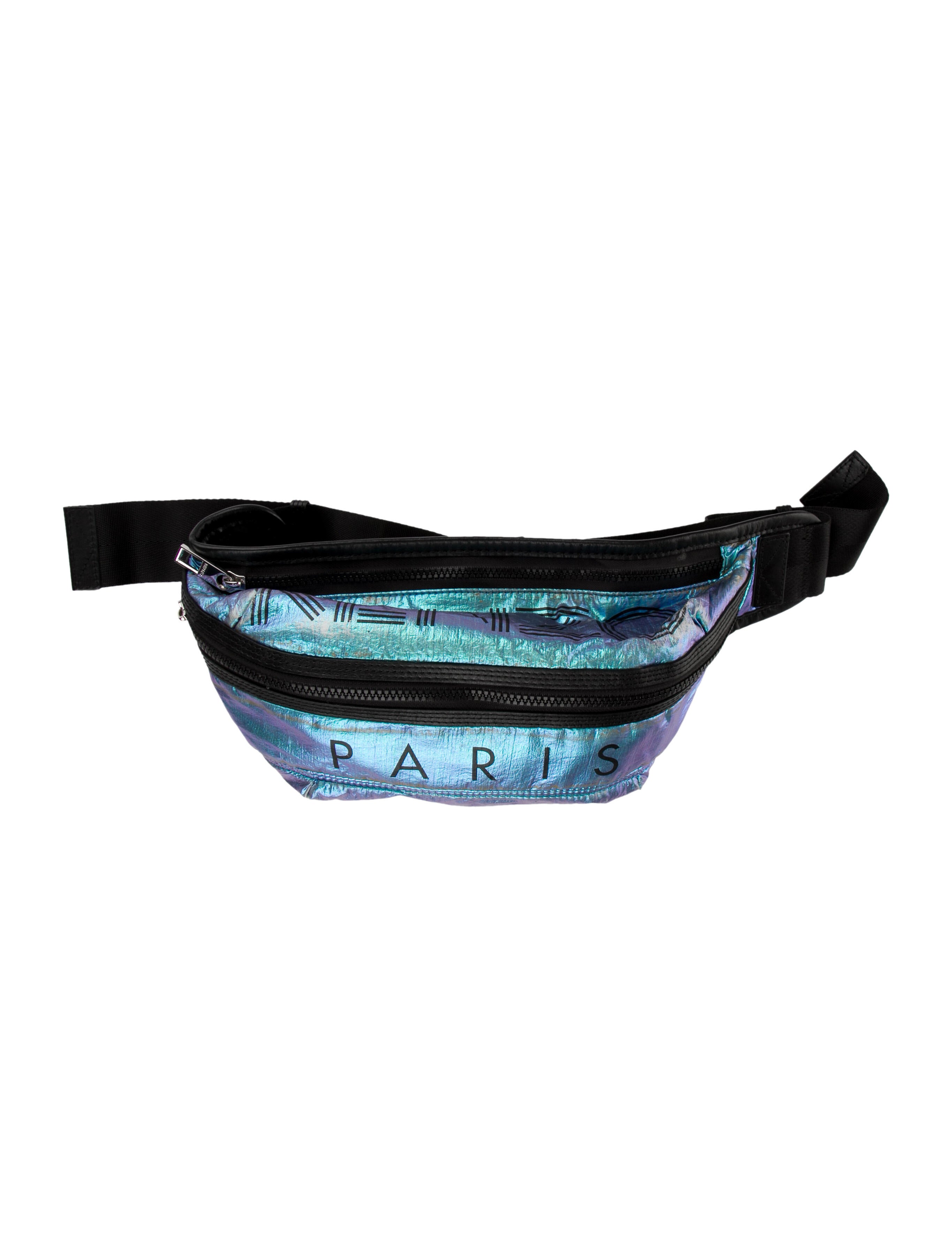 Kenzo Nylon Waist Bag Blue Waist Bags, Handbags KEN58395 The RealReal