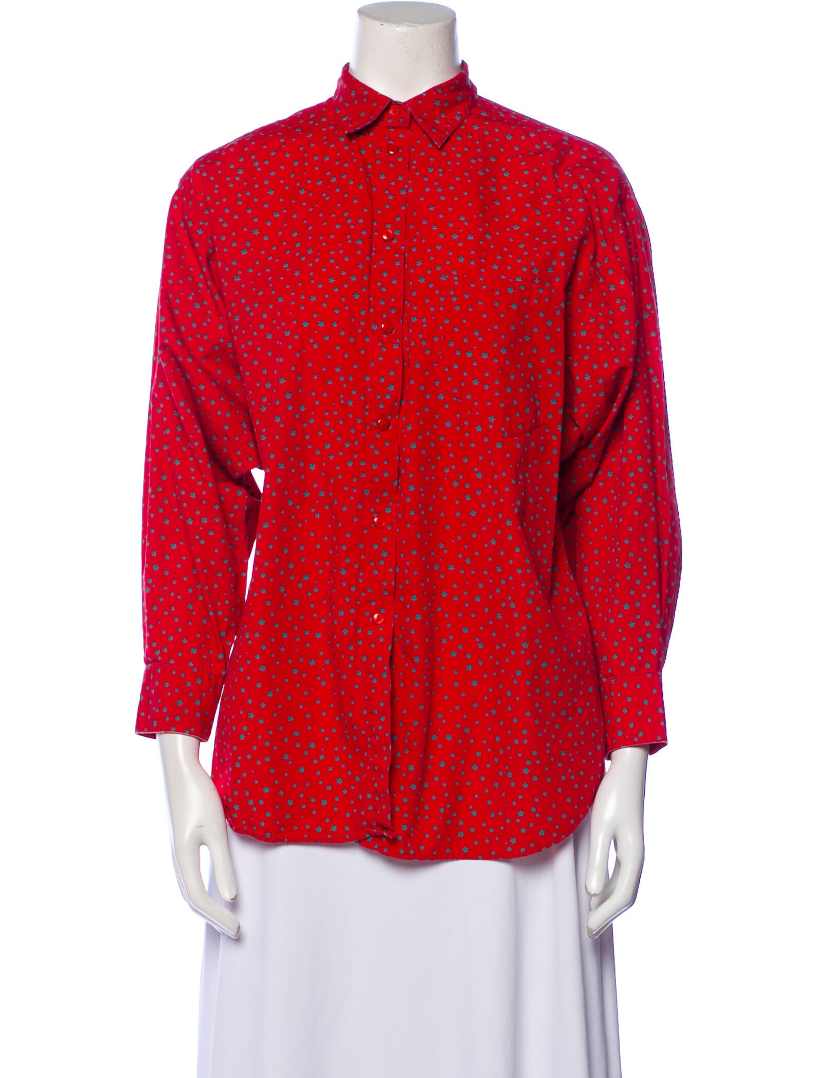 Kenzo Vintage 1980's Button-Up Top