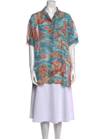 Kenzo Tops Vintage 1980's Tunic L