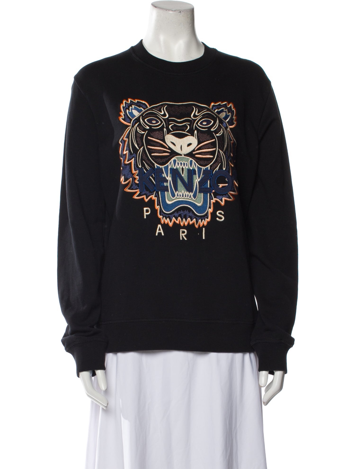 Kenzo Graphic Print Crew Neck Sweatshirt