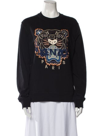 Kenzo Graphic Print Crew Neck Sweatshirt