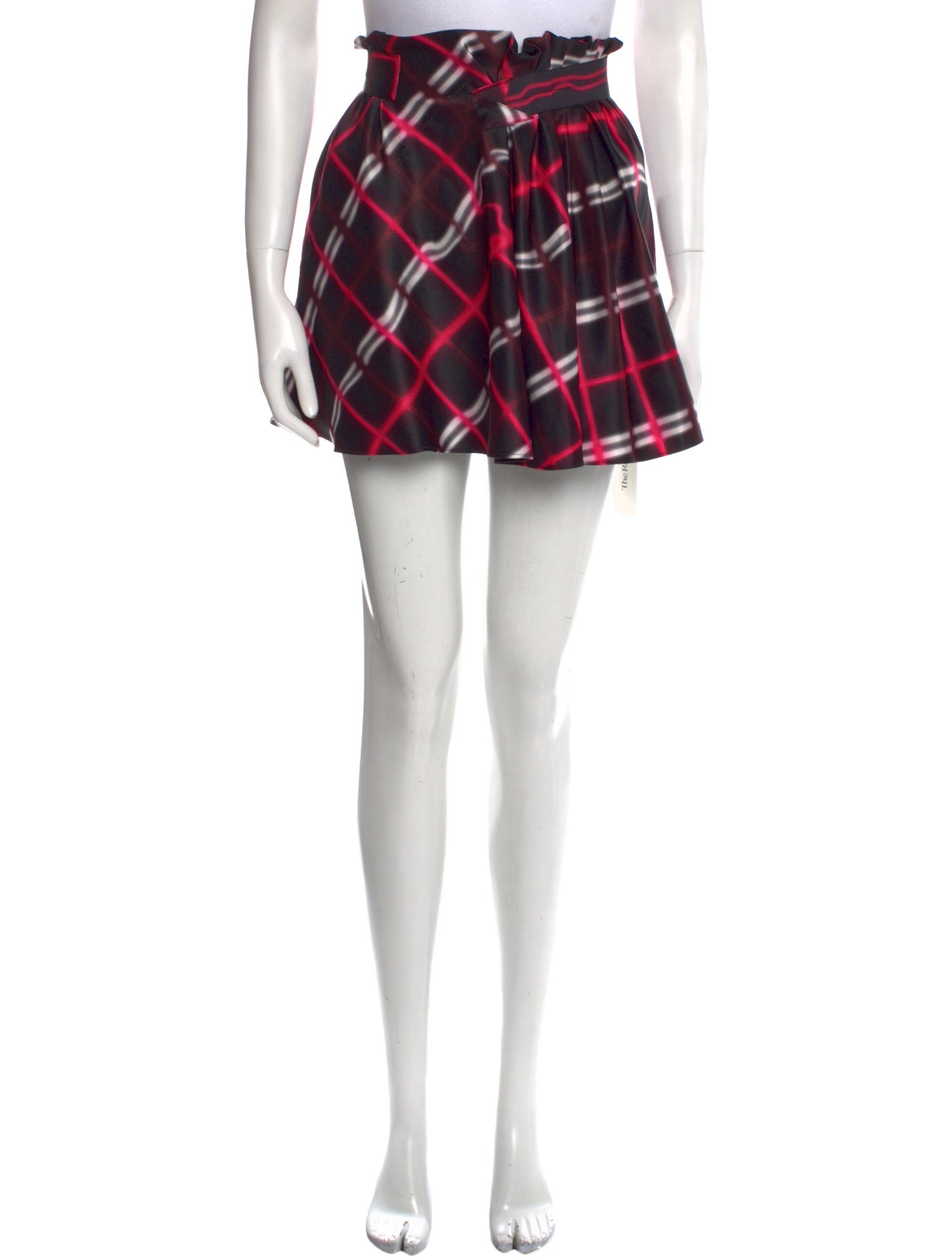 Kenzo Plaid Print Mini Skirt