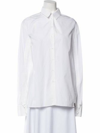 Kenzo Long Sleeve Button-Up Top