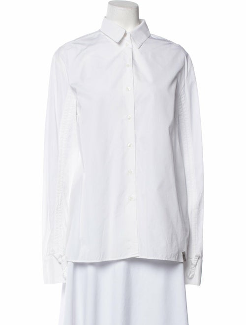 Kenzo Long Sleeve Button-Up Top