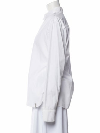 Kenzo Long Sleeve Button-Up Top