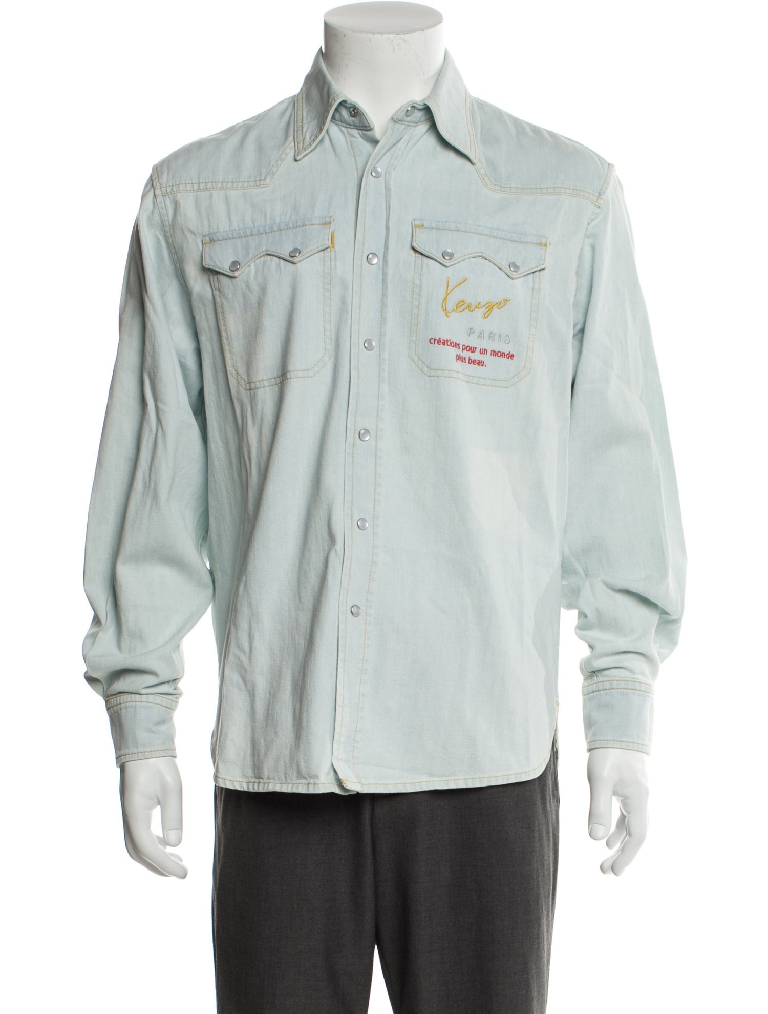 Kenzo Long Sleeve Western Shirt