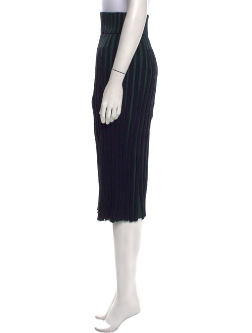 Kenzo Striped Midi Length Skirt