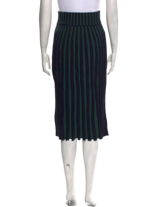 Kenzo Striped Midi Length Skirt