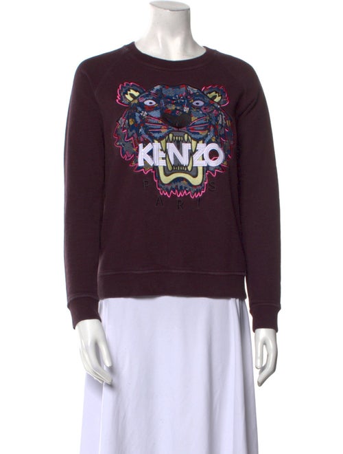 Kenzo Graphic Print Crew Neck Sweatshirt