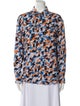 Kenzo Printed Long Sleeve Button-Up Top