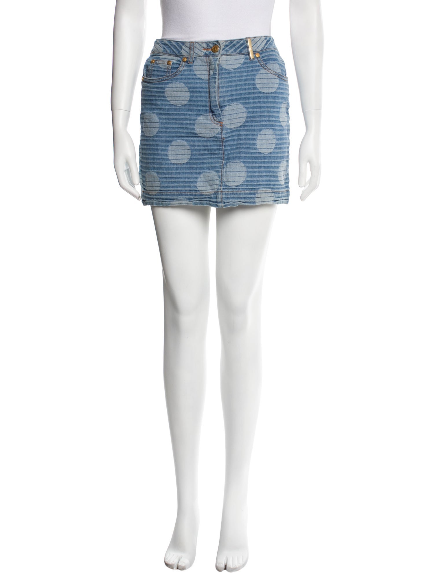 Kenzo Polka Dot Print Mini Skirt