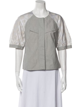 Kenzo Colorblock Pattern Blazer