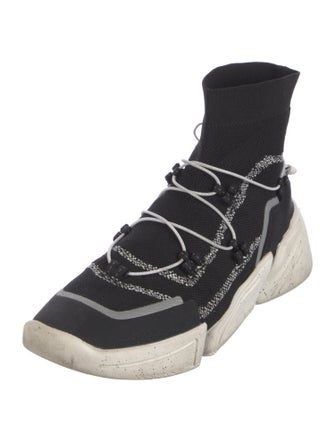 Kenzo Canvas Printed Sock Sneakers