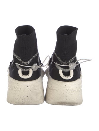 Kenzo Canvas Printed Sock Sneakers