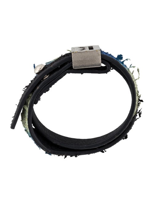 Kenzo Leather Wrap Bracelet