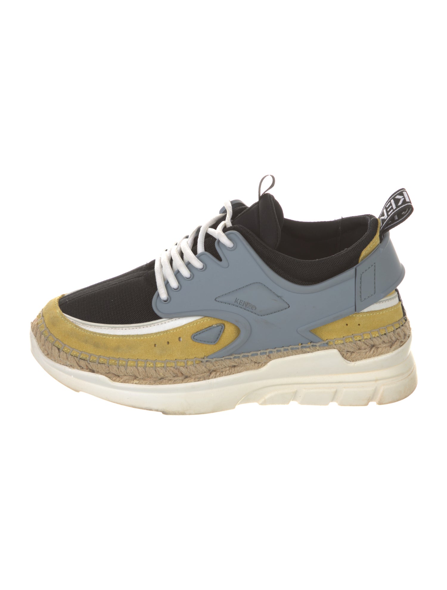 Kenzo Neoprene Colorblock Pattern Chunky Sneakers