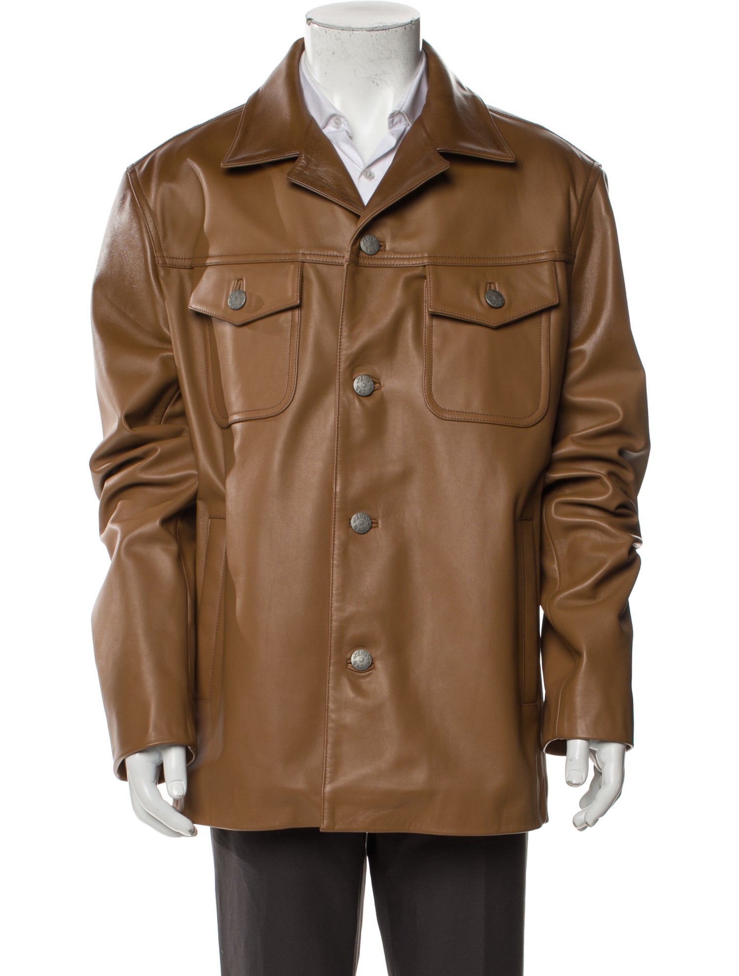 Kenzo Leather Utility Jacket