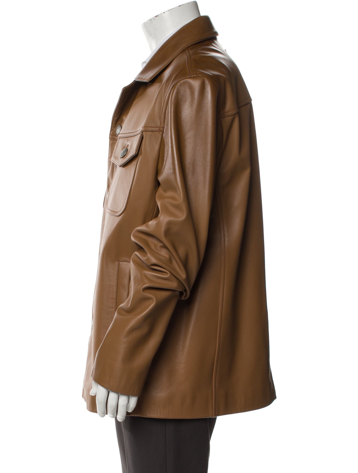 Kenzo Leather Utility Jacket