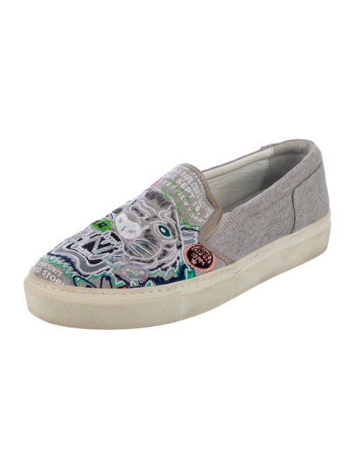 Kenzo Canvas Printed Sneakers