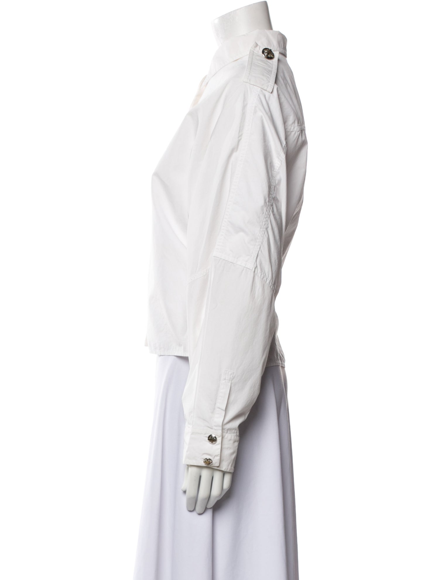 Kenzo Long Sleeve Button-Up Top