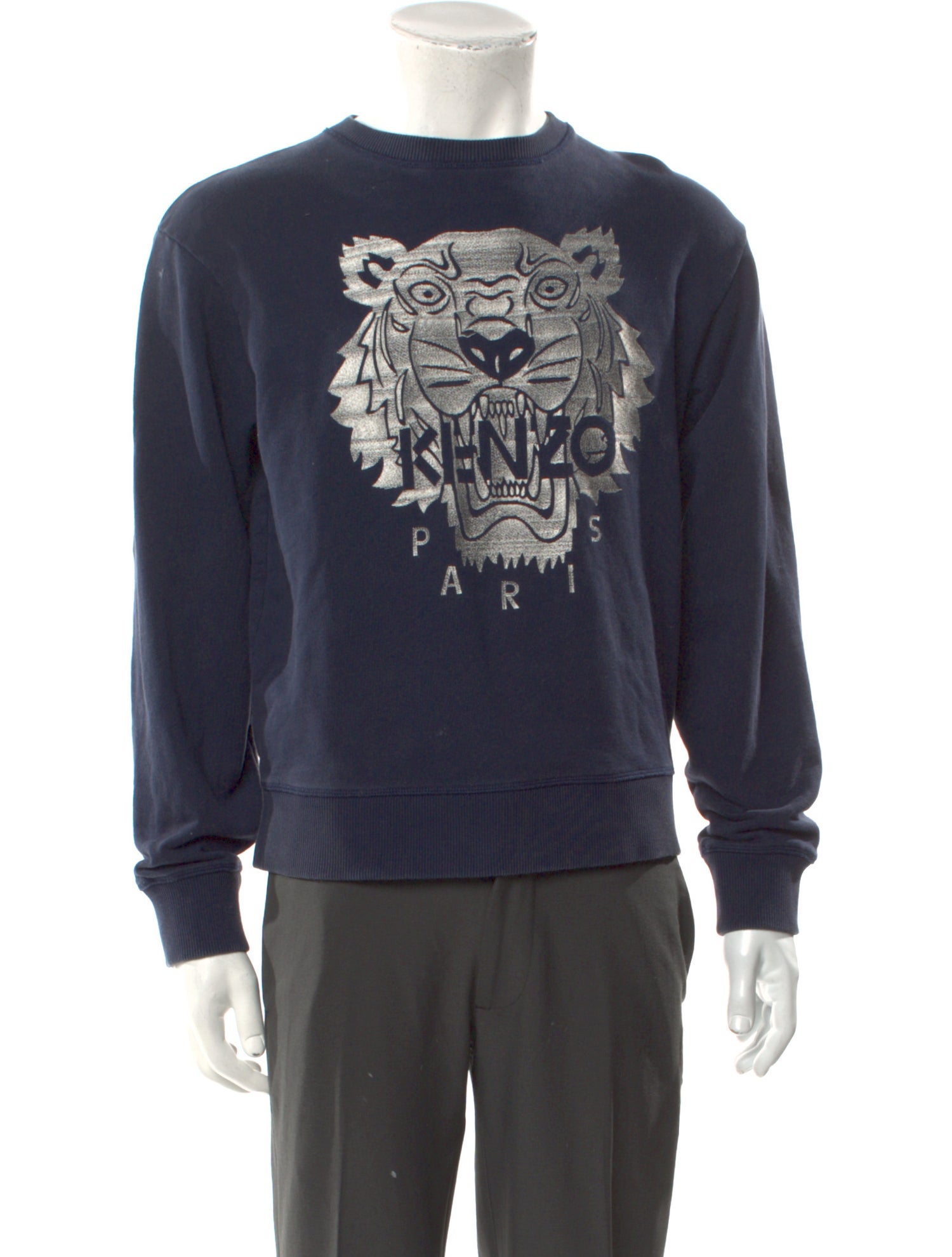 Kenzo Graphic Print Crew Neck Pullover