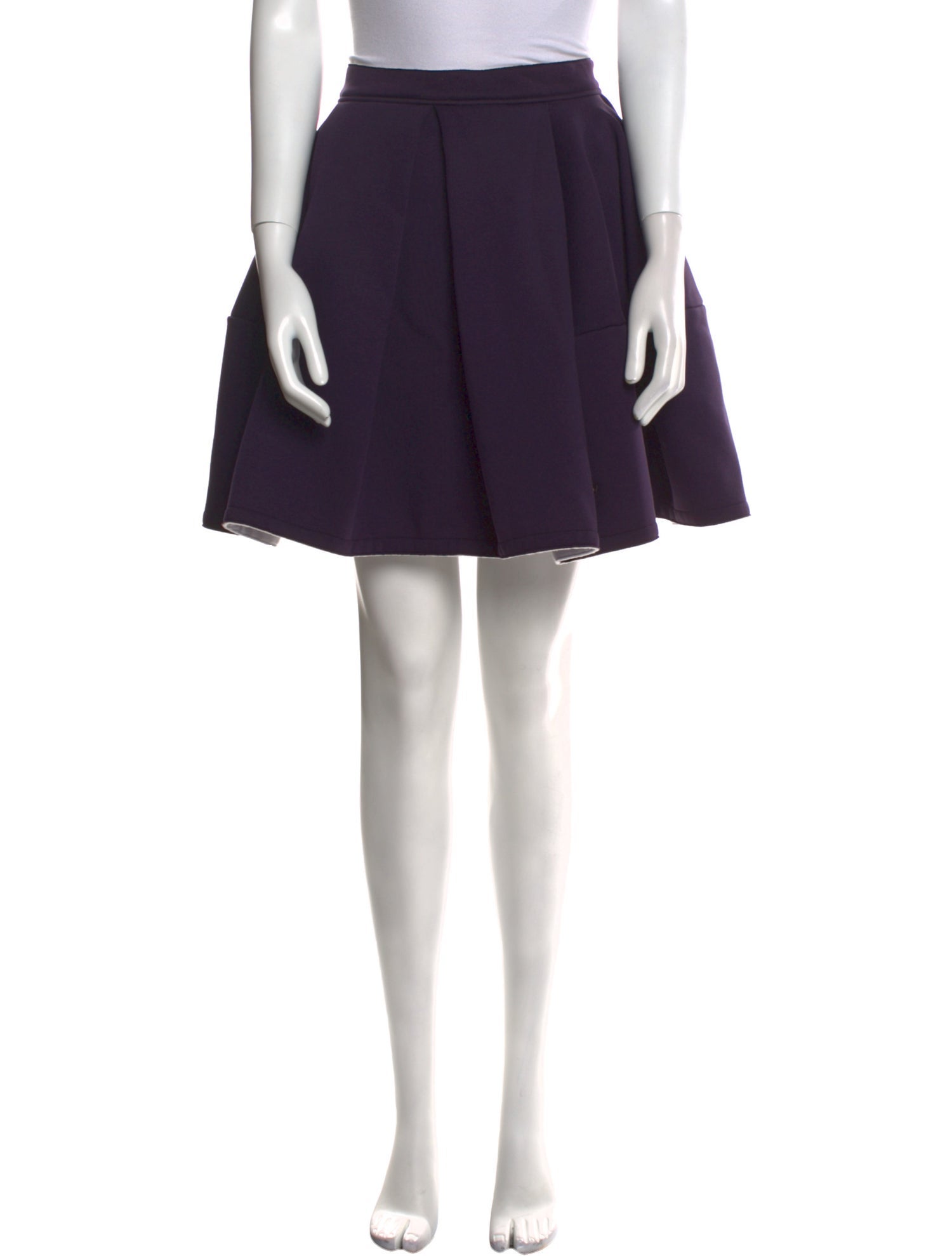 Kenzo Pleated Accents Mini Skirt