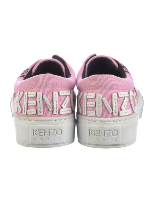 Kenzo Canvas Embroidered Accent Sneakers