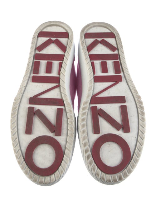 Kenzo Canvas Embroidered Accent Sneakers