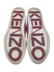 Kenzo Canvas Embroidered Accent Sneakers