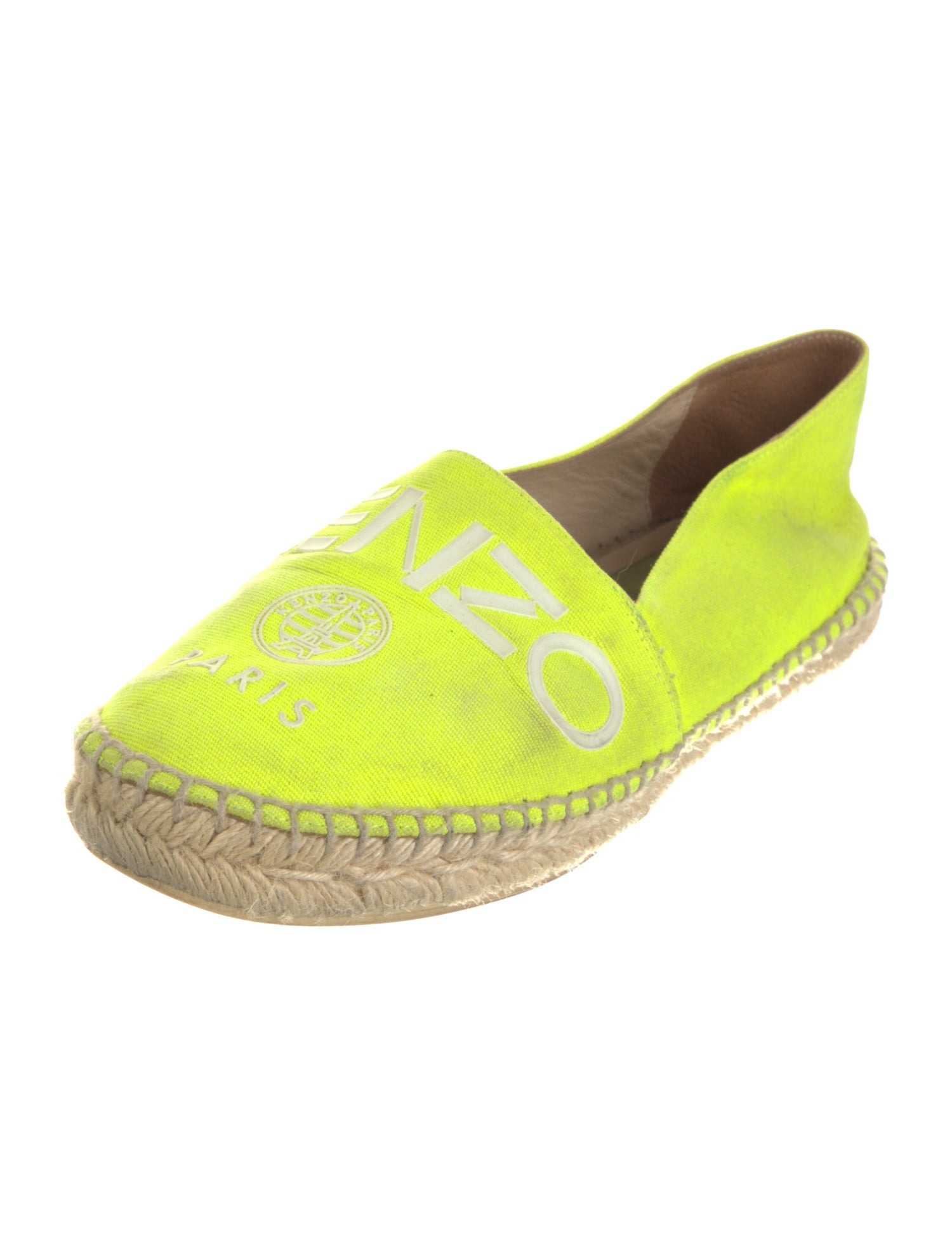 Kenzo Canvas Colorblock Pattern Espadrilles