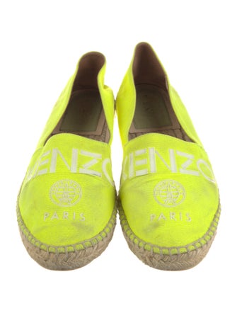 Kenzo Canvas Colorblock Pattern Espadrilles