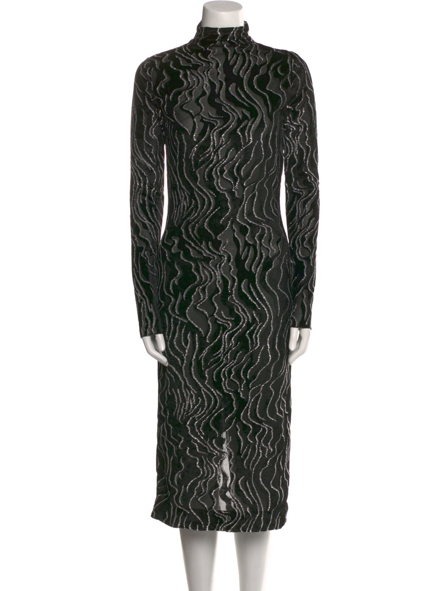 Kenzo Printed Midi Length Dress - Black Dresses, Clothing - KEN76875 | The RealReal Kenzo Printed Midi Length Dress - Black Dresses, Clothing - KEN76875 | The RealReal
